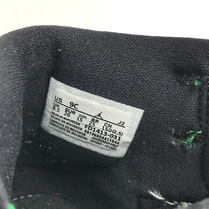 【中古品】【キッズ】 NIKE ナイキ FD1413-031 TD JORDAN 1 RETRO HIGH OG ジョーダン1 レトロ ハイ セルティックス スニーカー 靴 キッズ 173-621003-mh-08-fuzh サイズ：15cm カラー：ブラック グリーン 万代Net店