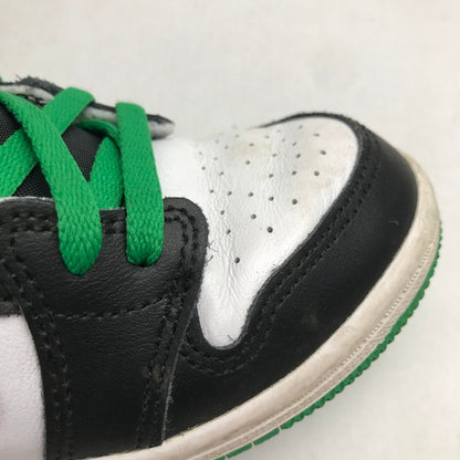【中古品】【キッズ】 NIKE ナイキ FD1413-031 TD JORDAN 1 RETRO HIGH OG ジョーダン1 レトロ ハイ セルティックス スニーカー 靴 キッズ 173-621003-mh-08-fuzh サイズ：15cm カラー：ブラック グリーン 万代Net店