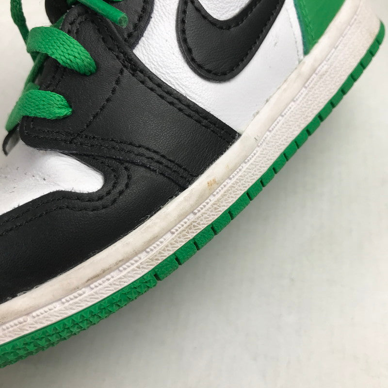 【中古品】【キッズ】 NIKE ナイキ FD1413-031 TD JORDAN 1 RETRO HIGH OG ジョーダン1 レトロ ハイ セルティックス スニーカー 靴 キッズ 173-621003-mh-08-fuzh サイズ：15cm カラー：ブラック グリーン 万代Net店