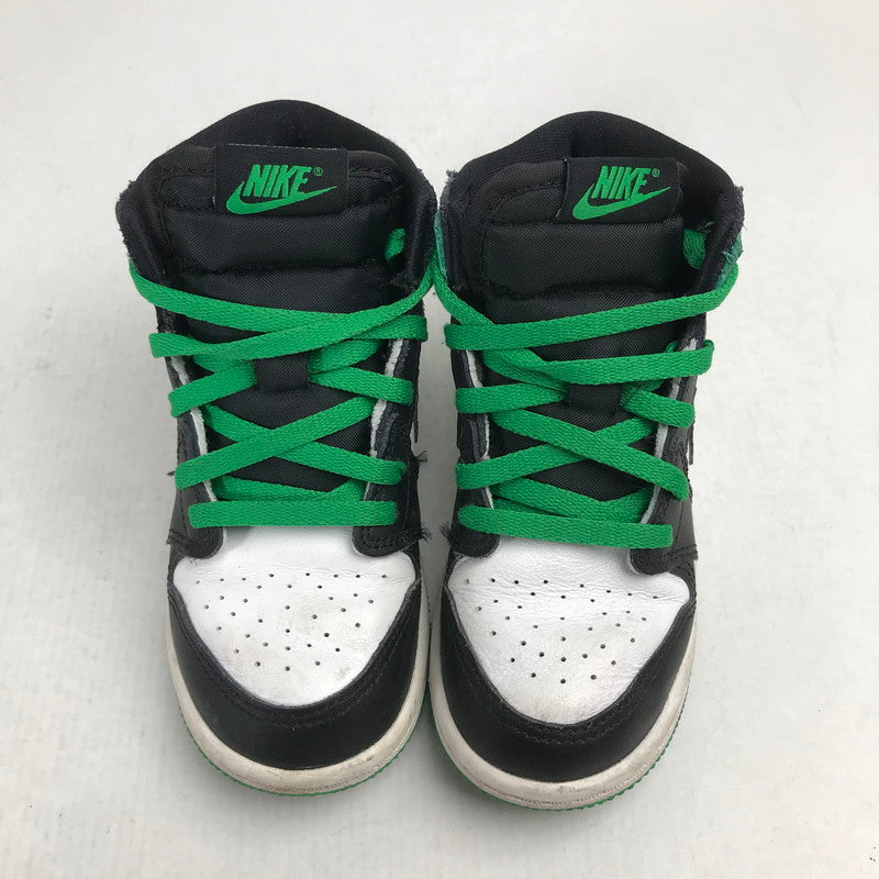 【中古品】【キッズ】 NIKE ナイキ FD1413-031 TD JORDAN 1 RETRO HIGH OG ジョーダン1 レトロ ハイ セルティックス スニーカー 靴 キッズ 173-621003-mh-08-fuzh サイズ：15cm カラー：ブラック グリーン 万代Net店