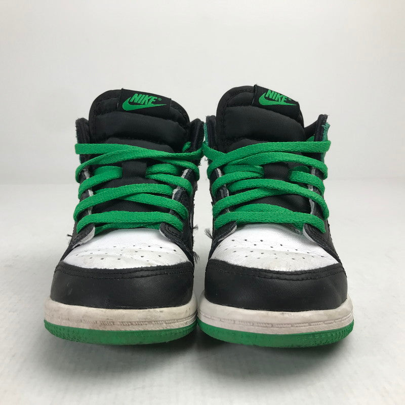 【中古品】【キッズ】 NIKE ナイキ FD1413-031 TD JORDAN 1 RETRO HIGH OG ジョーダン1 レトロ ハイ セルティックス スニーカー 靴 キッズ 173-621003-mh-08-fuzh サイズ：15cm カラー：ブラック グリーン 万代Net店