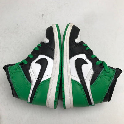 【中古品】【キッズ】 NIKE ナイキ FD1413-031 TD JORDAN 1 RETRO HIGH OG ジョーダン1 レトロ ハイ セルティックス スニーカー 靴 キッズ 173-621003-mh-08-fuzh サイズ：15cm カラー：ブラック グリーン 万代Net店