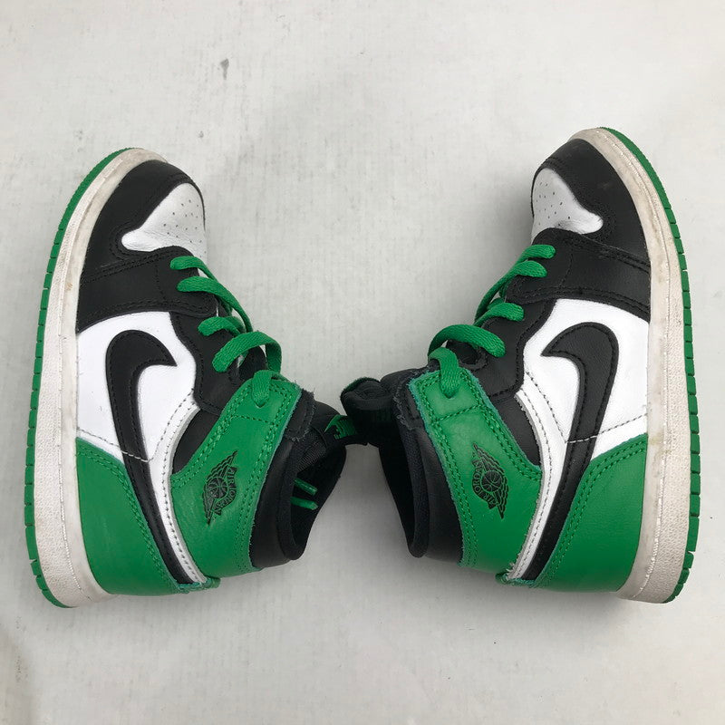 【中古品】【キッズ】 NIKE ナイキ FD1413-031 TD JORDAN 1 RETRO HIGH OG ジョーダン1 レトロ ハイ セルティックス スニーカー 靴 キッズ 173-621003-mh-08-fuzh サイズ：15cm カラー：ブラック グリーン 万代Net店