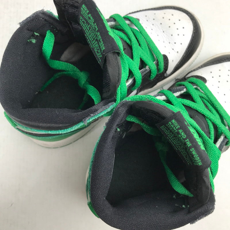 【中古品】【キッズ】 NIKE ナイキ FD1413-031 TD JORDAN 1 RETRO HIGH OG ジョーダン1 レトロ ハイ セルティックス スニーカー 靴 キッズ 173-621003-mh-08-fuzh サイズ：15cm カラー：ブラック グリーン 万代Net店