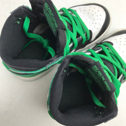 【中古品】【キッズ】 NIKE ナイキ FD1413-031 TD JORDAN 1 RETRO HIGH OG ジョーダン1 レトロ ハイ セルティックス スニーカー 靴 キッズ 173-621003-mh-08-fuzh サイズ：15cm カラー：ブラック グリーン 万代Net店