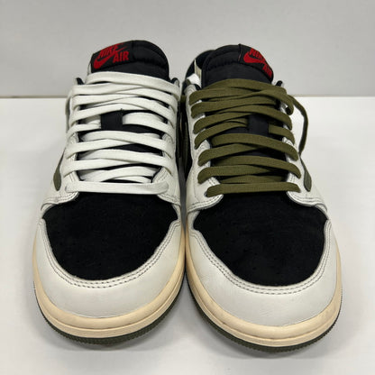 【中古品】【メンズ】 NIKE ナイキ×TRAVIS SCOTT トラヴィス・スコット DZ4137-106 AIR JORDAN 1 エアジョーダン LOW OG MEDIUM OLIVE スニーカー 160-260916-ny-10-fuzh サイズ：27.0cm カラー：オリーブ　ブラック　ホワイト 万代Net店