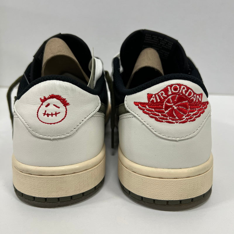 【中古品】【メンズ】 NIKE ナイキ×TRAVIS SCOTT トラヴィス・スコット DZ4137-106 AIR JORDAN 1 エアジョーダン LOW OG MEDIUM OLIVE スニーカー 160-260916-ny-10-fuzh サイズ：27.0cm カラー：オリーブ　ブラック　ホワイト 万代Net店