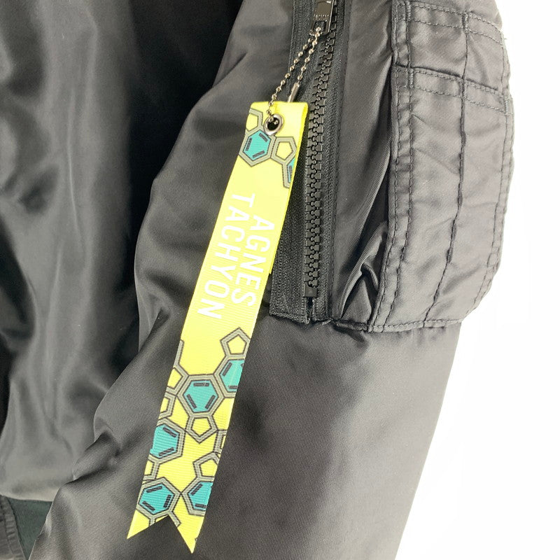 【中古品】【メンズ】 417 EDIFICE×ウマ娘 MA-1 ジャケット ウマ娘 プリティーダービー BLACK Lサイズ タグ付き 147-260831-io-01-fuzh カラー：ブラック 万代Net店