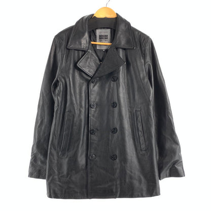 【中古品】【メンズ】 BOLINI ボリーニ レザー ピーコートカウレザー 147-260831-ny-02-fuzh サイズ：48 カラー：ブラック 万代Net店