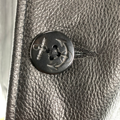【中古品】【メンズ】 BOLINI ボリーニ レザー ピーコートカウレザー 147-260831-ny-02-fuzh サイズ：48 カラー：ブラック 万代Net店
