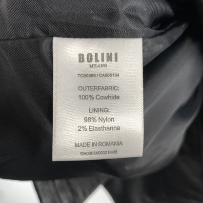 【中古品】【メンズ】 BOLINI ボリーニ レザー ピーコートカウレザー 147-260831-ny-02-fuzh サイズ：48 カラー：ブラック 万代Net店