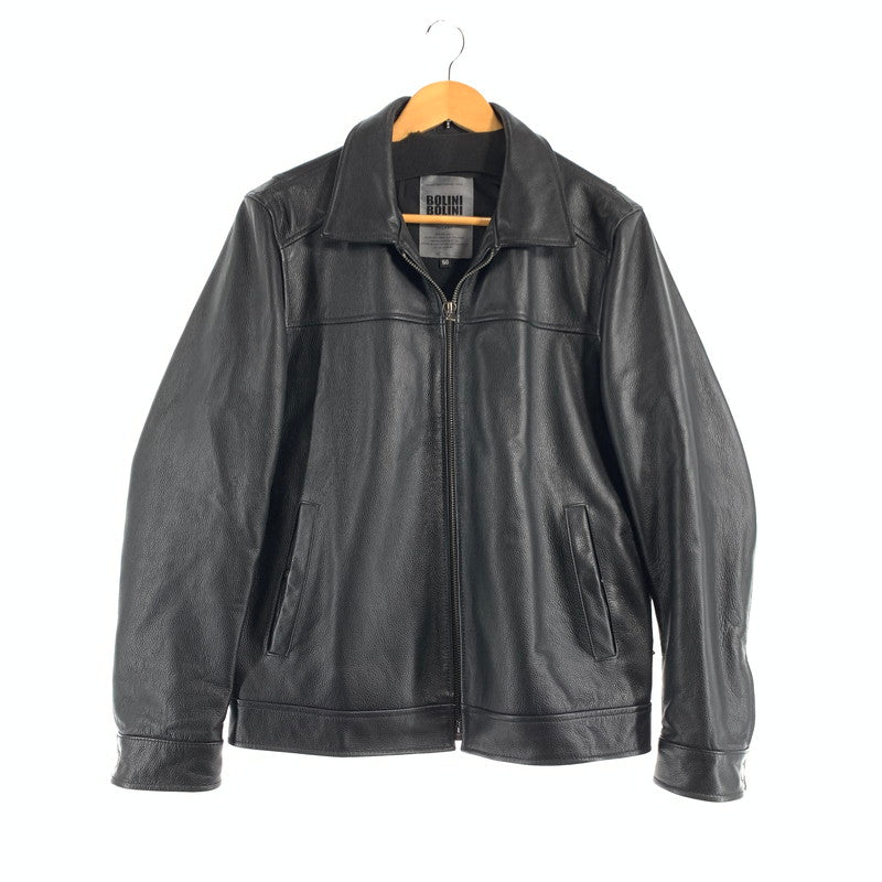 【中古品】【メンズ】 BOLINI ボリーニ レザージャケットカウレザー 147-260831-ny-01-fuzh サイズ：50 カラー：ブラック 万代Net店