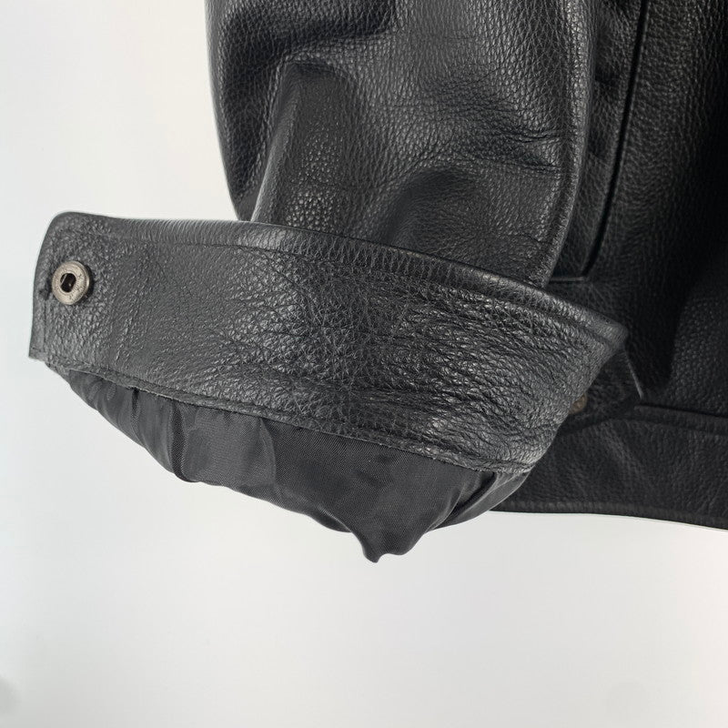 【中古品】【メンズ】 BOLINI ボリーニ レザージャケットカウレザー 147-260831-ny-01-fuzh サイズ：50 カラー：ブラック 万代Net店