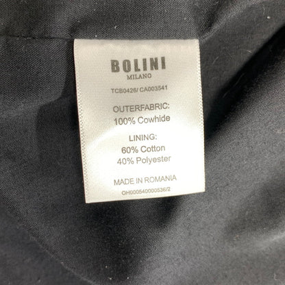 【中古品】【メンズ】 BOLINI ボリーニ レザージャケットカウレザー 147-260831-ny-01-fuzh サイズ：50 カラー：ブラック 万代Net店