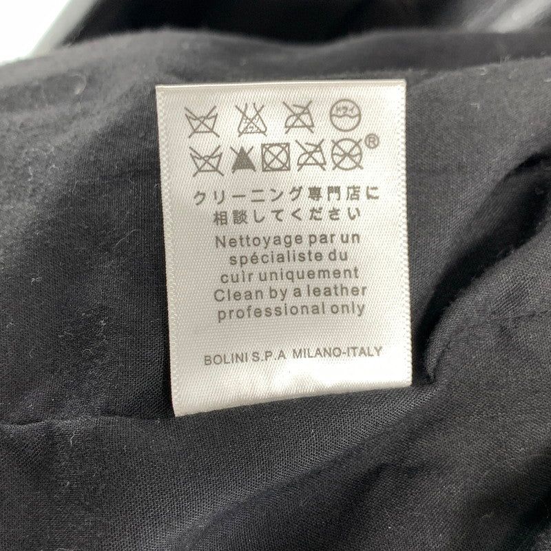 【中古品】【メンズ】 BOLINI ボリーニ レザージャケットカウレザー 147-260831-ny-01-fuzh サイズ：50 カラー：ブラック 万代Net店
