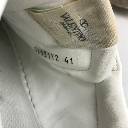 【中古品】【メンズ】 VALENTINO GARAVANI ヴァレンティノ・ガラヴァーニ SX931Y2 LOW CUT SNEAKERS マルチカラースタッズ ローカット スニーカー シューズ 靴 163-260903-mh-13-fuzh サイズ：41 カラー：ホワイト 万代Net店
