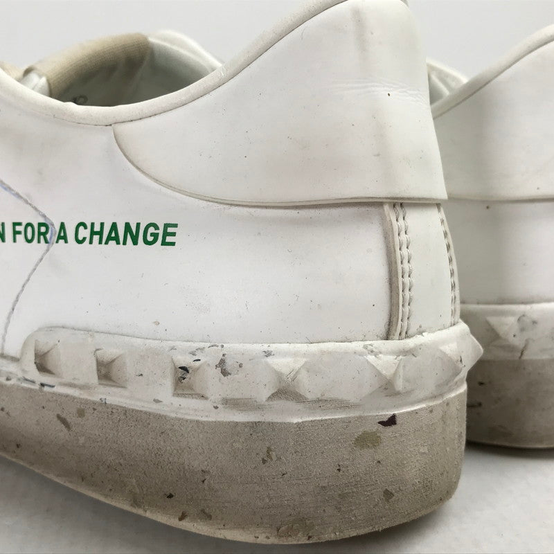 【中古品】【メンズ】 VALENTINO GARAVANI ヴァレンティノ・ガラヴァーニ SX931Y2 LOW CUT SNEAKERS マルチカラースタッズ ローカット スニーカー シューズ 靴 163-260903-mh-13-fuzh サイズ：41 カラー：ホワイト 万代Net店