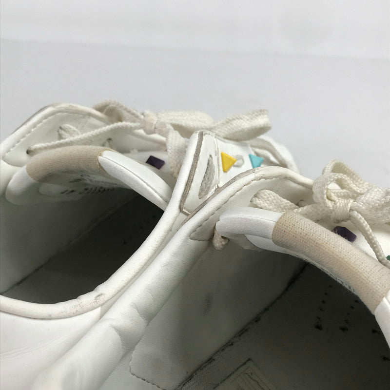 【中古品】【メンズ】 VALENTINO GARAVANI ヴァレンティノ・ガラヴァーニ SX931Y2 LOW CUT SNEAKERS マルチカラースタッズ ローカット スニーカー シューズ 靴 163-260903-mh-13-fuzh サイズ：41 カラー：ホワイト 万代Net店