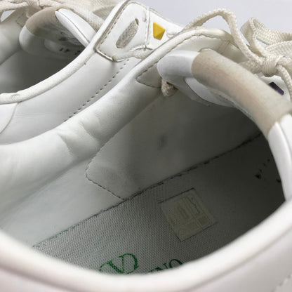 【中古品】【メンズ】 VALENTINO GARAVANI ヴァレンティノ・ガラヴァーニ SX931Y2 LOW CUT SNEAKERS マルチカラースタッズ ローカット スニーカー シューズ 靴 163-260903-mh-13-fuzh サイズ：41 カラー：ホワイト 万代Net店