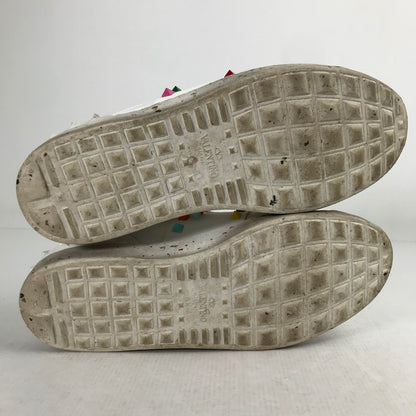 【中古品】【メンズ】 VALENTINO GARAVANI ヴァレンティノ・ガラヴァーニ SX931Y2 LOW CUT SNEAKERS マルチカラースタッズ ローカット スニーカー シューズ 靴 163-260903-mh-13-fuzh サイズ：41 カラー：ホワイト 万代Net店