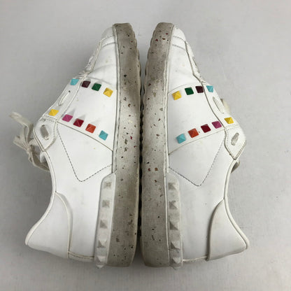 【中古品】【メンズ】 VALENTINO GARAVANI ヴァレンティノ・ガラヴァーニ SX931Y2 LOW CUT SNEAKERS マルチカラースタッズ ローカット スニーカー シューズ 靴 163-260903-mh-13-fuzh サイズ：41 カラー：ホワイト 万代Net店