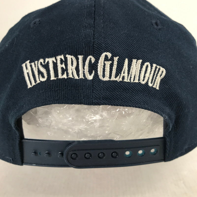 【中古品】【メンズ】 HYSTERIC GLAMOUR ヒステリックグラマー 0263QH05 HYS WHISKY CAP キャップ 帽子 185-260903-mh-06-fuzh サイズ：フリー カラー：ネイビー 万代Net店