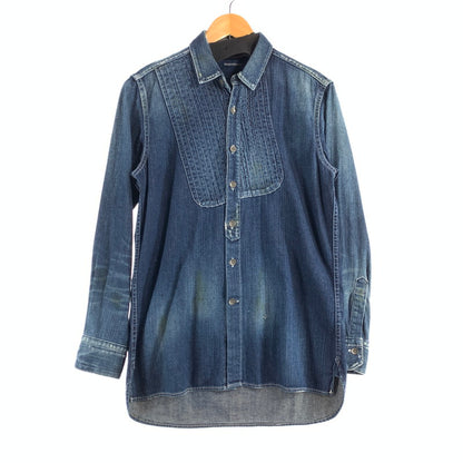 【中古品】【メンズ】 MIHARA YASUHIRO ミハラヤスヒロ ヴィンテージ加工 デニムシャツ 140-260831-ny-08-fuzh サイズ：44 カラー：インディゴ 万代Net店