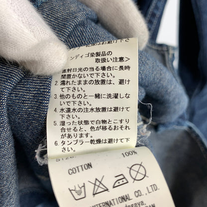 【中古品】【メンズ】 MIHARA YASUHIRO ミハラヤスヒロ ヴィンテージ加工 デニムシャツ 140-260831-ny-08-fuzh サイズ：44 カラー：インディゴ 万代Net店