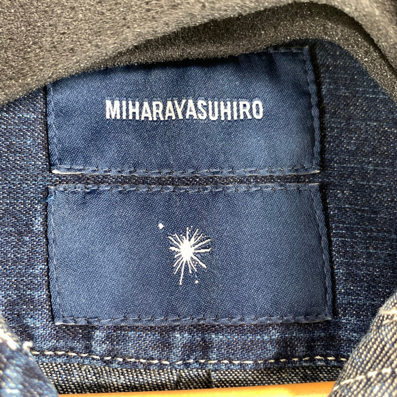 【中古品】【メンズ】 MIHARA YASUHIRO ミハラヤスヒロ ヴィンテージ加工 デニムシャツ 140-260831-ny-08-fuzh サイズ：44 カラー：インディゴ 万代Net店