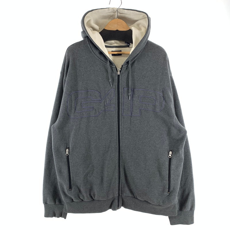 【中古品】【メンズ】 GAP ギャップ 裏サーマルジップパーカー トップス ブランド 145-260923-gm-18-fuzh サイズ：XL カラー：グレー 万代Net店