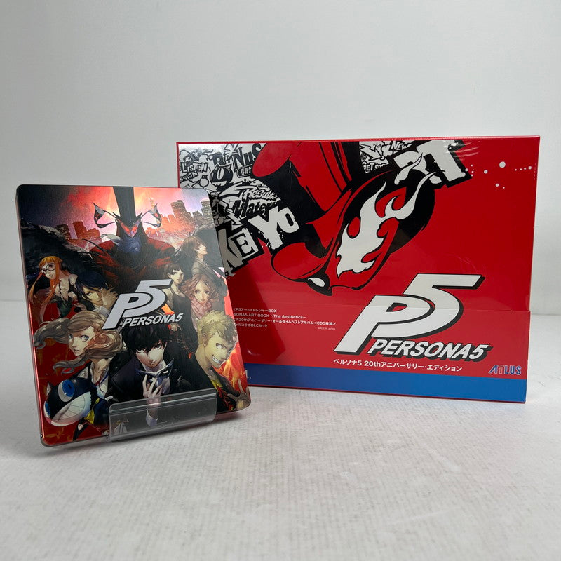 【未使用品】 未開封 PlayStation4 PS4 プレイステーション4 プレステ4 ソフト ペルソナ5 20th アニバーサリー・エディション(ETC) [CERO区分_C/ 15歳以上対象] 027-260903-mh-56-fuz 万代Net店