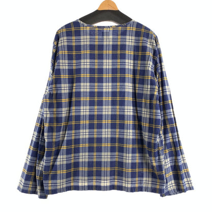 【中古品】【メンズ】 SOUTH2 WEST8 サウス2 ウエスト8 BG848 FLANNEL HENLEY NECK SHIRT フランネルシャツ チェック プルオーバー 141-260831-ny-05-fuzh サイズ：S カラー：ブルー イエロー 万代Net店