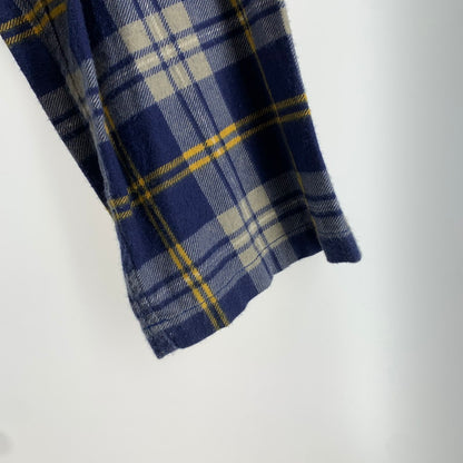 【中古品】【メンズ】 SOUTH2 WEST8 サウス2 ウエスト8 BG848 FLANNEL HENLEY NECK SHIRT フランネルシャツ チェック プルオーバー 141-260831-ny-05-fuzh サイズ：S カラー：ブルー イエロー 万代Net店
