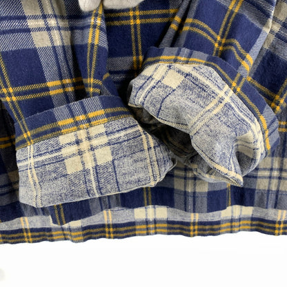 【中古品】【メンズ】 SOUTH2 WEST8 サウス2 ウエスト8 BG848 FLANNEL HENLEY NECK SHIRT フランネルシャツ チェック プルオーバー 141-260831-ny-05-fuzh サイズ：S カラー：ブルー イエロー 万代Net店