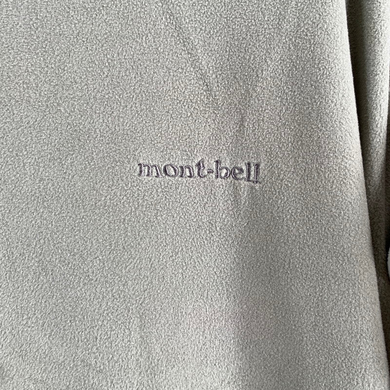 【中古品】【メンズ/レディース】 MONT-BELL モンベル 1104262 FLEECE PULL OVER ハーフジップフリースプルオーバー 144-260831-ny-03-fuzh サイズ：L カラー：グリーン 万代Net店