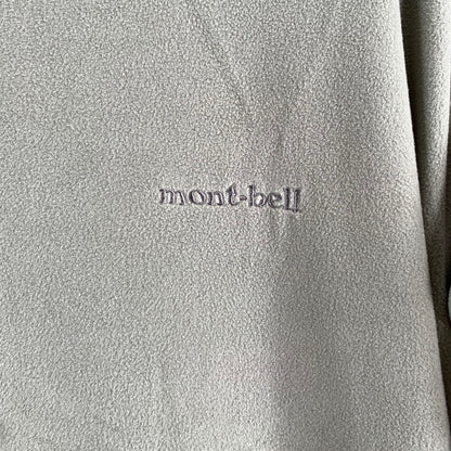 【中古品】【メンズ/レディース】 MONT-BELL モンベル 1104262 FLEECE PULL OVER ハーフジップフリースプルオーバー 144-260831-ny-03-fuzh サイズ：L カラー：グリーン 万代Net店