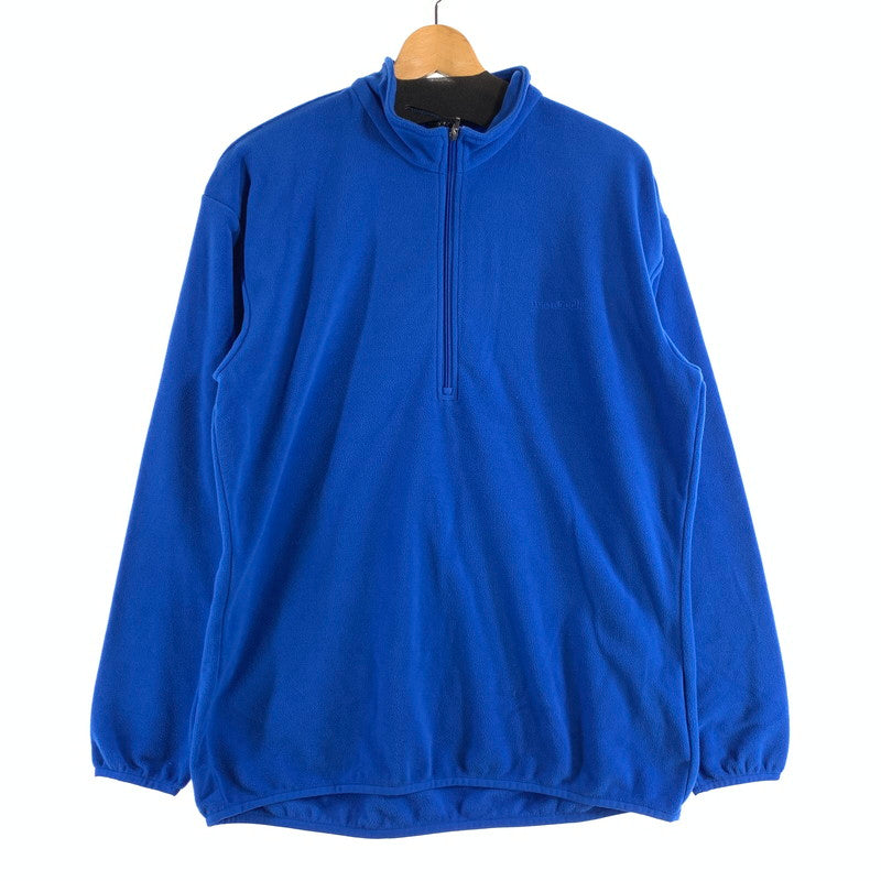 【中古品】【メンズ/レディース】 MONT-BELL モンベル 1104262 FLEECE PULL OVER ハーフジップフリースプルオーバー 144-260831-ny-04-fuzh サイズ：L カラー：ブルー 万代Net店
