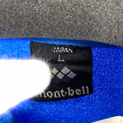 【中古品】【メンズ/レディース】 MONT-BELL モンベル 1104262 FLEECE PULL OVER ハーフジップフリースプルオーバー 144-260831-ny-04-fuzh サイズ：L カラー：ブルー 万代Net店