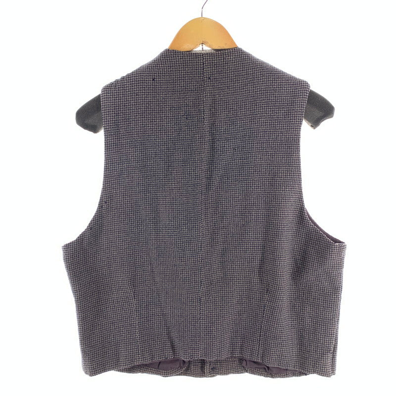 【中古品】【メンズ】 WESTERN COSTUME CO. ベスト 千鳥格子 ブランド 古着 145-260926-gm-40-fuzh サイズ：44 カラー：ブラウン 千鳥格子 万代Net店