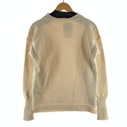 【中古品】【メンズ】 GUERNSEY WOOLLENS KNIT ニット セーター ブランド 古着 145-260923-gm-14-fuzh サイズ：40 カラー：アイボリー 万代Net店