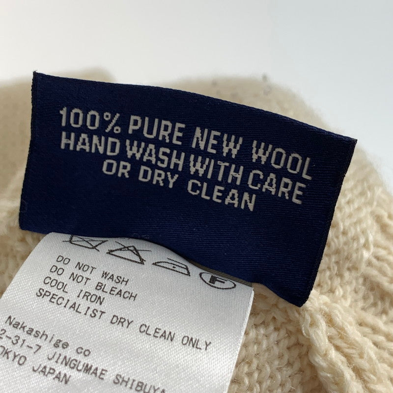 【中古品】【メンズ】 GUERNSEY WOOLLENS KNIT ニット セーター ブランド 古着 145-260923-gm-14-fuzh サイズ：40 カラー：アイボリー 万代Net店