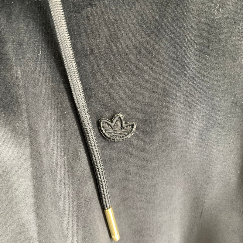 【中古品】【メンズ】 ADIDAS ORIGINALS アディダスオリジナルス H11361 OH VELOUR PULLOVER HOODIE ベロア プルオーバー フーディー パーカー BLACK SIZE:M 148-260920-io-04-fuzh カラー：ブラック 万代Net店