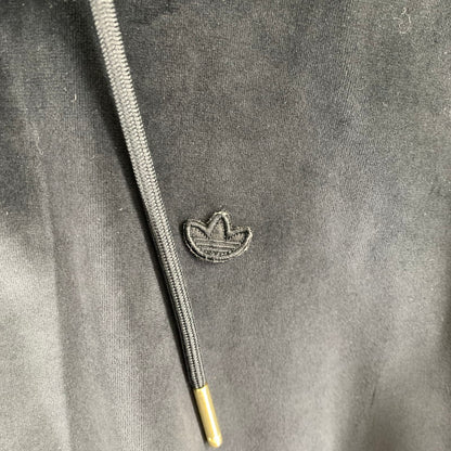 【中古品】【メンズ】 ADIDAS ORIGINALS アディダスオリジナルス H11361 OH VELOUR PULLOVER HOODIE ベロア プルオーバー フーディー パーカー BLACK SIZE:M 148-260920-io-04-fuzh カラー：ブラック 万代Net店