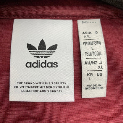 【中古品】【メンズ】 ADIDAS ORIGINALS アディダスオリジナルス IX6736 TRACK TOP ベロア トラックトップ ジャージ WINE XLサイズ 148-260831-io-03-fuzh カラー：ワイン 万代Net店