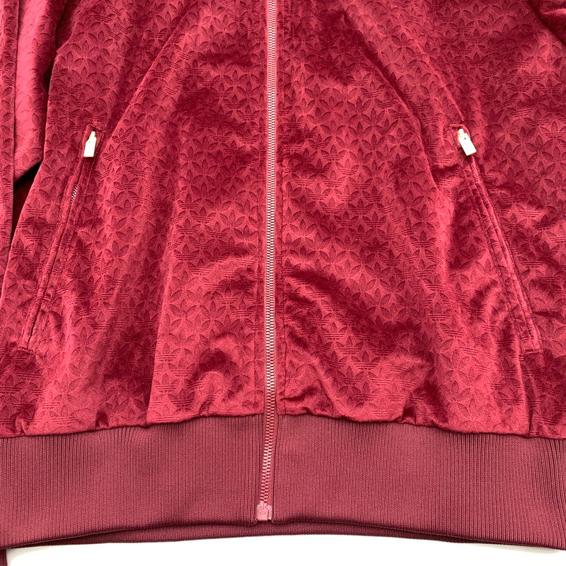 【中古品】【メンズ】 ADIDAS ORIGINALS アディダスオリジナルス IX6736 TRACK TOP ベロア トラックトップ ジャージ WINE XLサイズ 148-260831-io-03-fuzh カラー：ワイン 万代Net店