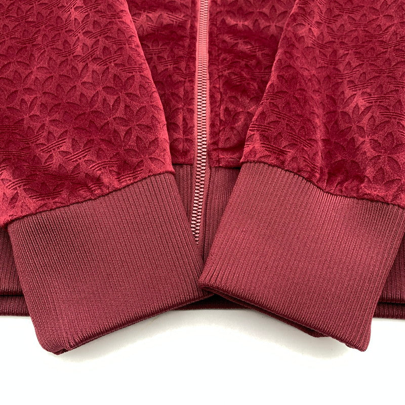 【中古品】【メンズ】 ADIDAS ORIGINALS アディダスオリジナルス IX6736 TRACK TOP ベロア トラックトップ ジャージ WINE XLサイズ 148-260831-io-03-fuzh カラー：ワイン 万代Net店