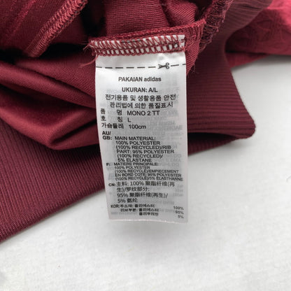 【中古品】【メンズ】 ADIDAS ORIGINALS アディダスオリジナルス IX6736 TRACK TOP ベロア トラックトップ ジャージ WINE XLサイズ 148-260831-io-03-fuzh カラー：ワイン 万代Net店