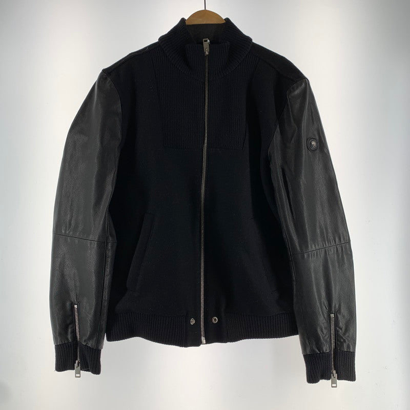 【中古品】【メンズ】 DIESEL ディーゼル S.C TR750018 スタジャン BLACK 異素材切替 XLサイズ アウター 上着 141-260831-io-10-fuzh カラー：ブラック 万代Net店
