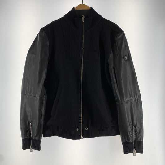 【中古品】【メンズ】 DIESEL ディーゼル S.C TR750018 スタジャン BLACK 異素材切替 XLサイズ アウター 上着 141-260831-io-10-fuzh カラー：ブラック 万代Net店