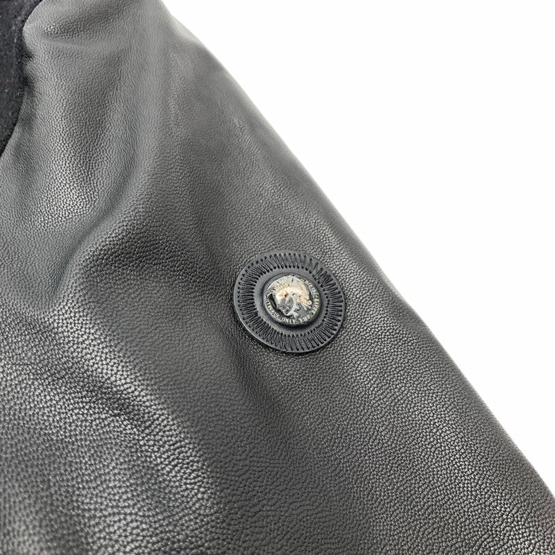 【中古品】【メンズ】 DIESEL ディーゼル S.C TR750018 スタジャン BLACK 異素材切替 XLサイズ アウター 上着 141-260831-io-10-fuzh カラー：ブラック 万代Net店